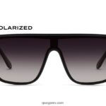 anochecer 666Z8T150 negro/humo polarizado hombres Quay