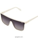 anochecer 666Z8T490 hueso/negro degradado polarizado mujer Quay - Imagen 2