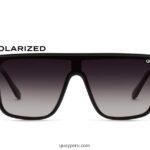 anochecer 666Z8T552 negro/humo polarizado hombres Quay