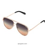 bling clave alta 666Z8T1064 rosa dorada/negra se desvaneceQuay - Imagen 2