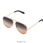 bling clave alta 666Z8T614 rosa dorada/negra se desvaneceQuay - Imagen 2