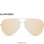 clave alta 666Z8T160 oro/oro polarizado hombres Quay