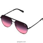 clave alta 666Z8T21 desvanecimiento rosa negro/negro mujer Quay - Imagen 2