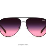 clave alta 666Z8T21 desvanecimiento rosa negro/negro mujer Quay