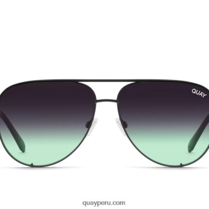 clave alta 666Z8T516 menta negra/negra se desvanece mujer Quay