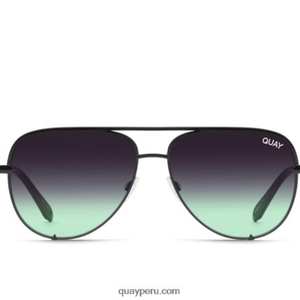 clave alta 666Z8T588 menta negra/negra se desvanece hombres Quay