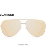 clave alta 666Z8T810 oro/oro polarizado mujer Quay
