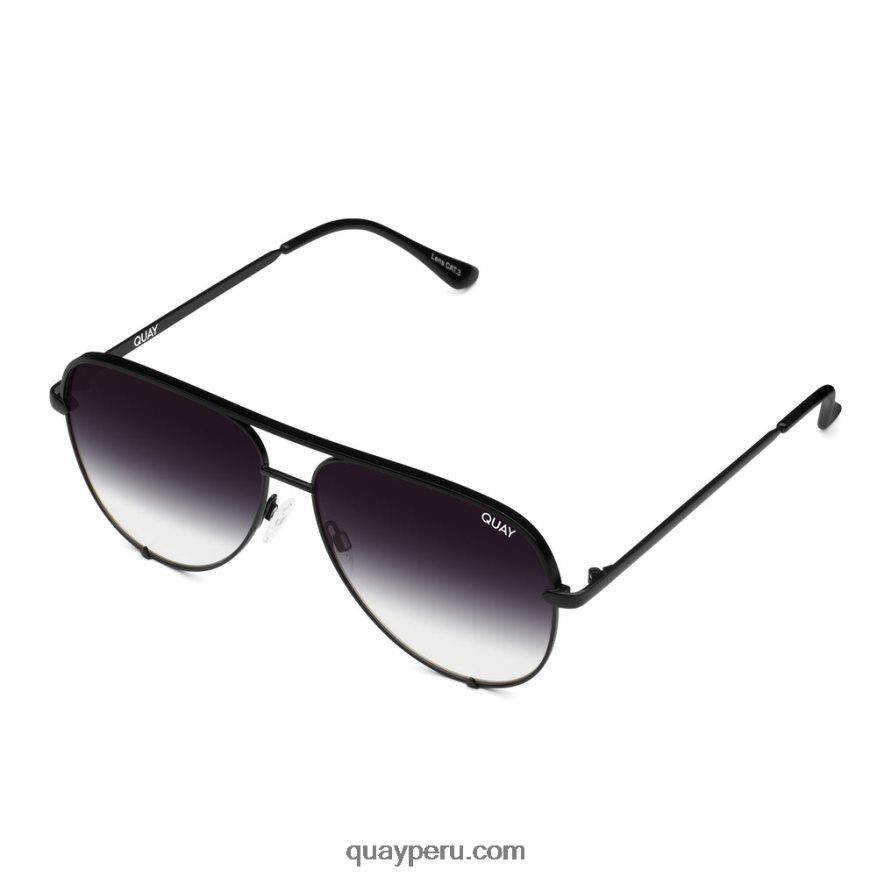 clave alta 666Z8T812 negro/descolorido mujer Quay - Imagen 2