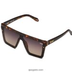 comprensión retrospectiva 666Z8T480 tortuga/smoke taupe polarizado mujer Quay - Imagen 2