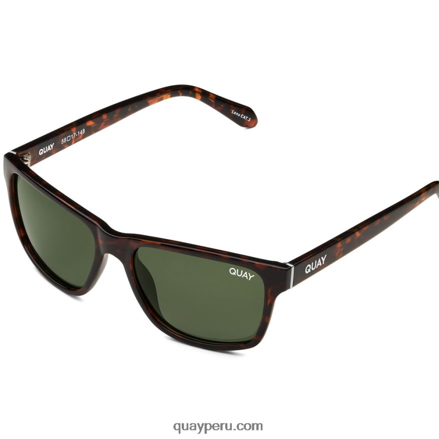de gira 666Z8T155 tortuga dorado/verde polarizado hombres Quay - Imagen 2