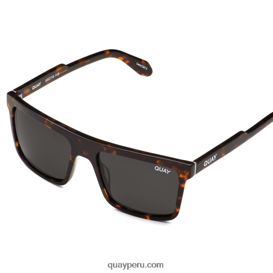 déjalo correr 666Z8T122 tortuga dorado/negro polarizado mujer Quay - Imagen 2