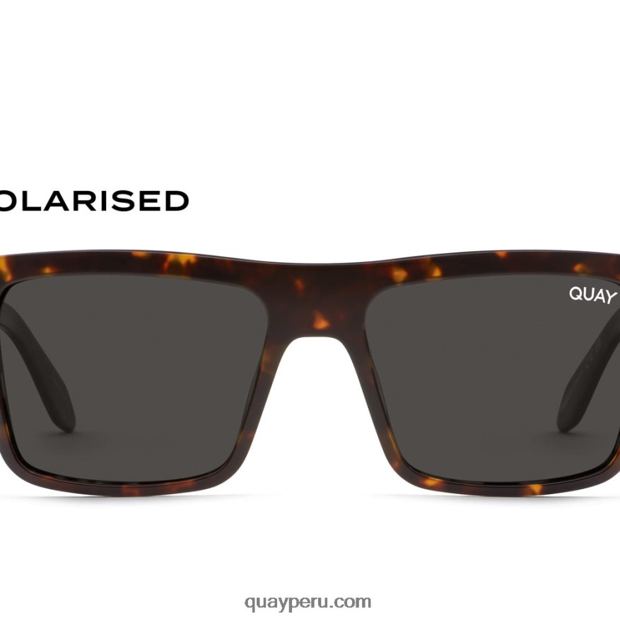 déjalo correr 666Z8T561 tortuga/negro polarizado hombres Quay - Imagen 1