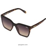 elevar a mismo nivel 666Z8T25 tortuga/smoke taupe polarizado mujer Quay - Imagen 2