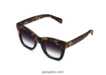 fuera de horas 666Z8T540 tortuga negro/descolorido mujer Quay - Imagen 2