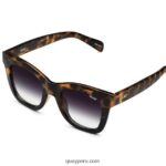 fuera de horas 666Z8T832 tortuga negro/descolorido mujer Quay - Imagen 2