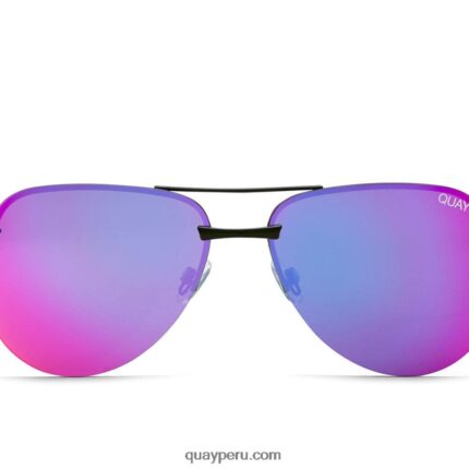 la playa 666Z8T908 negro/rosa mujer Quay